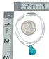 Liquid Sterling Silver Native American Turquoise Necklace JX126749